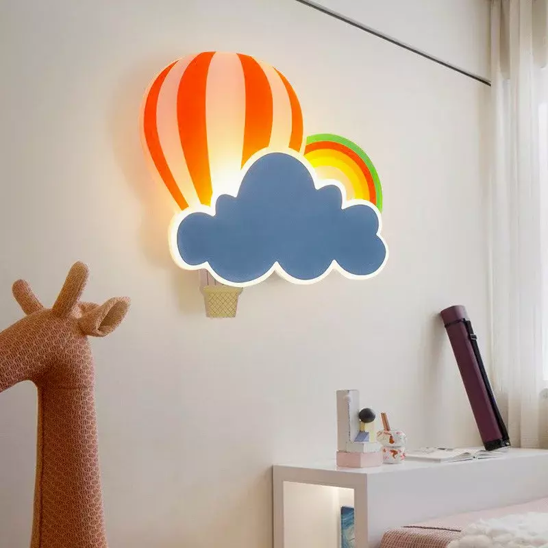 Chmura kinkiet LED Nordic nowoczesny pokój dziecięcy kinkiet oświetlenie wewnętrzne Home Decor kinkiety ścienne do oświetlenia nocnego w sypialni