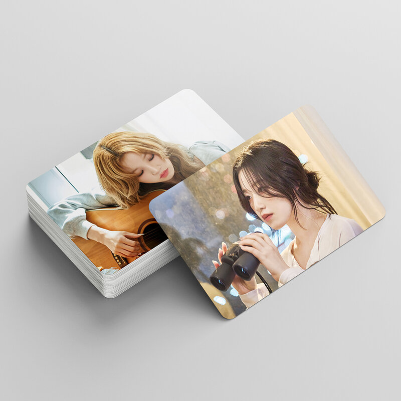 55pcs/set Kpop GIDLE INEVER DIE Lomo Cards (G)I-DLE Album Girls I Burn Photo Card Postcard Fans Gift