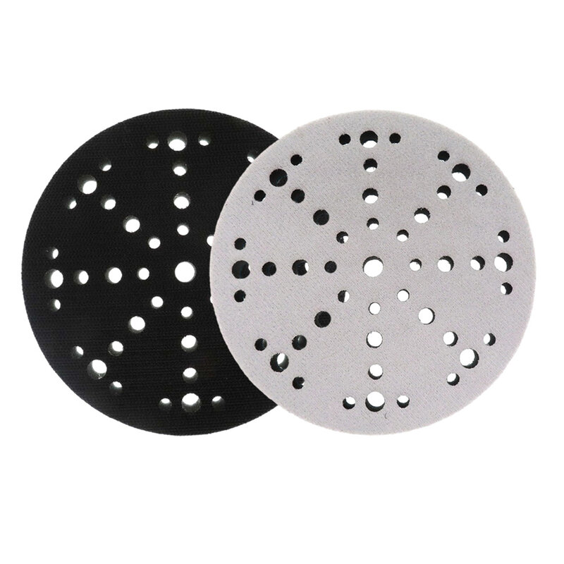 Sponge Interface Pad 6In 150mm 48-Holes Soft Sponge Interface Pad For Sander Backing Pads Buffer 5mm Foam Thick Polishing Tool