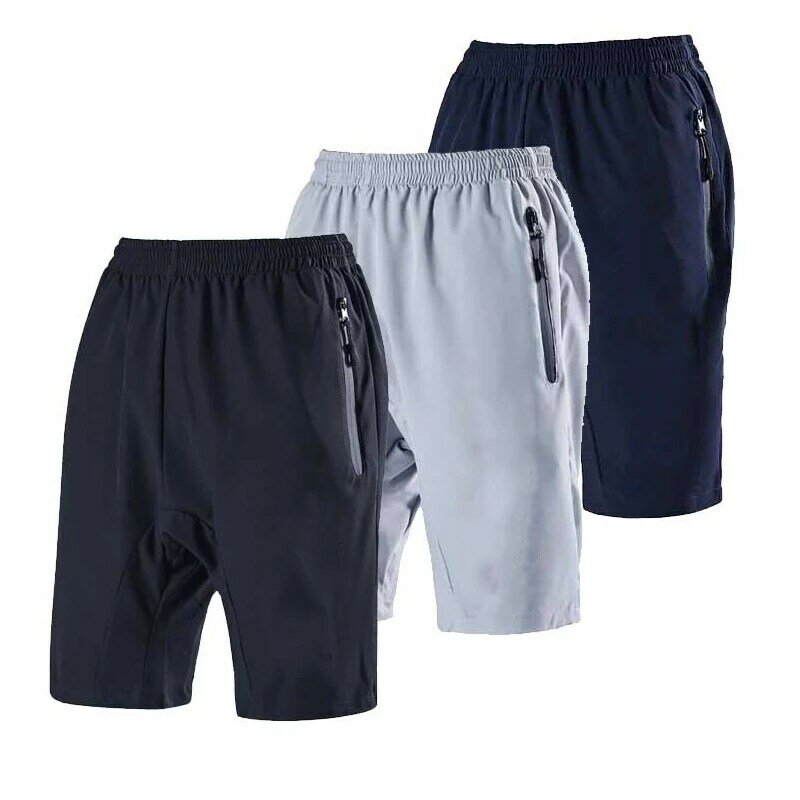 Pantalones cortos de secado rápido para hombre, pantalón informal ajustado, cómodo y transpirable, 3 colores, moda de verano