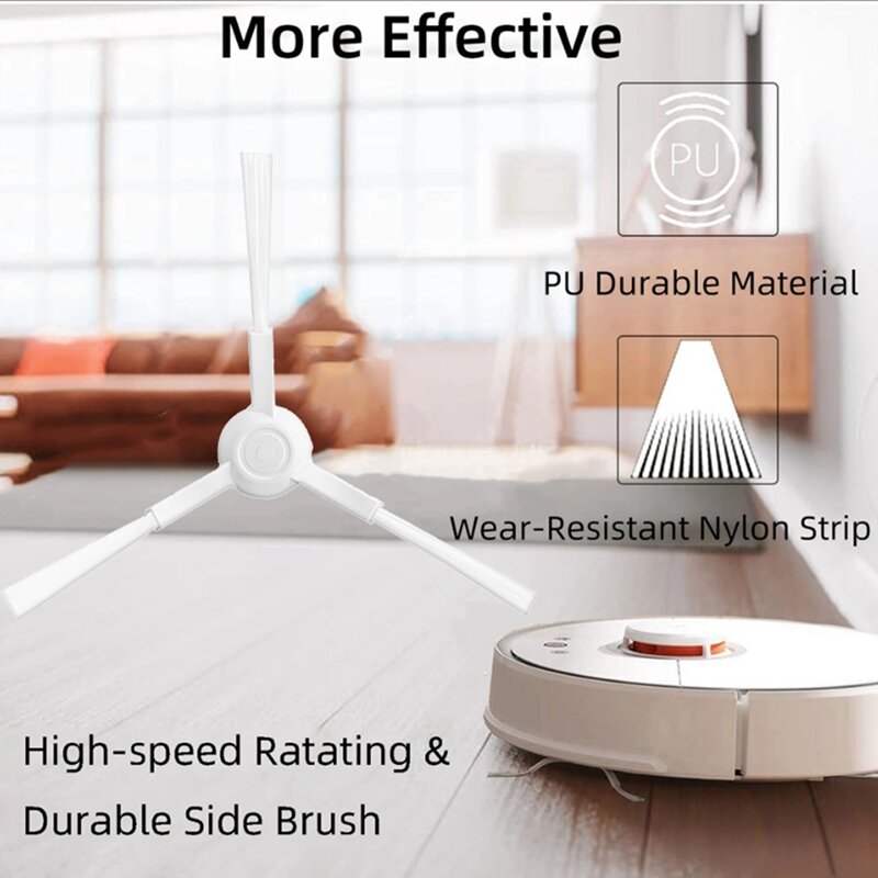 Brosse latérale principale lavable pour aspirateur robot Xiaomi, filtre Hepa, tampon de vadrouille, pièces de rechange, S12, B106GL, 14 pièces