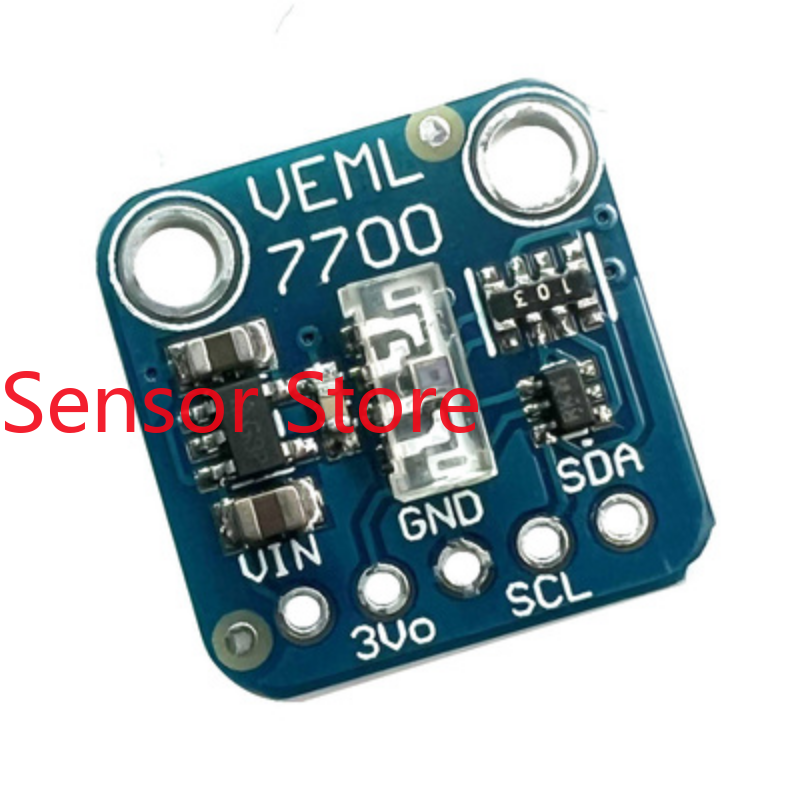 Módulo do sensor de luz ambiente VEML7700, 16 bits, I2C, interface brilhante, 5pcs