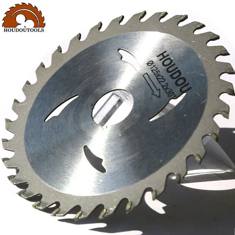 Disco de corte de hoja de sierra TCT para corte de plástico, hierro fino, madera blanda y dura, 75-150mm x 10/20/22.23/25mm x 24-40T