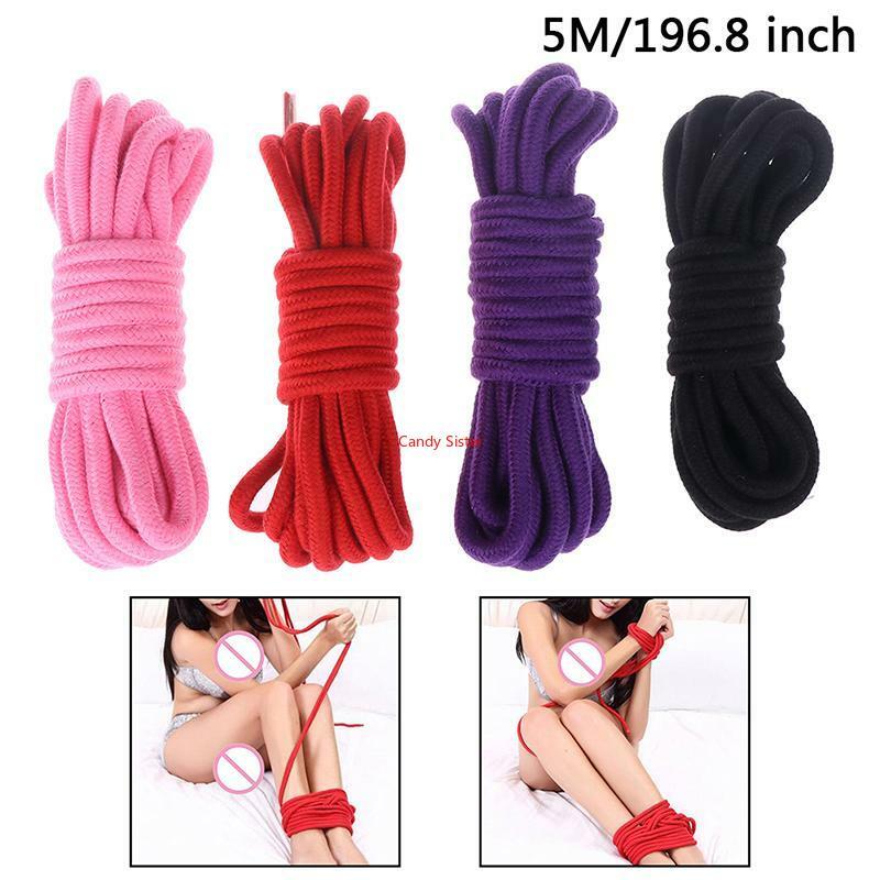 Slave Bondage Rope Sex Toys para Adultos, Jogos de Casais, Restraint Products, Shibari Hogtie, Fetish Harness, Thicken Cotton, 2 m, 5 m, 10 m, 20m