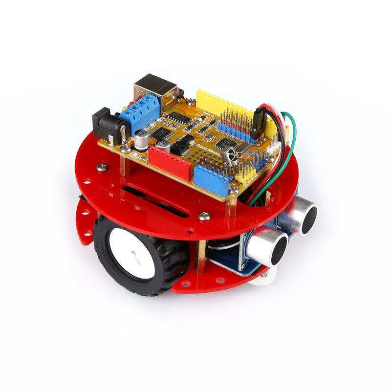 Robot Smart Car Chassis Kits with Speed Encoder for Arduino DIY Education Robot Smart Car Kit For Student kids