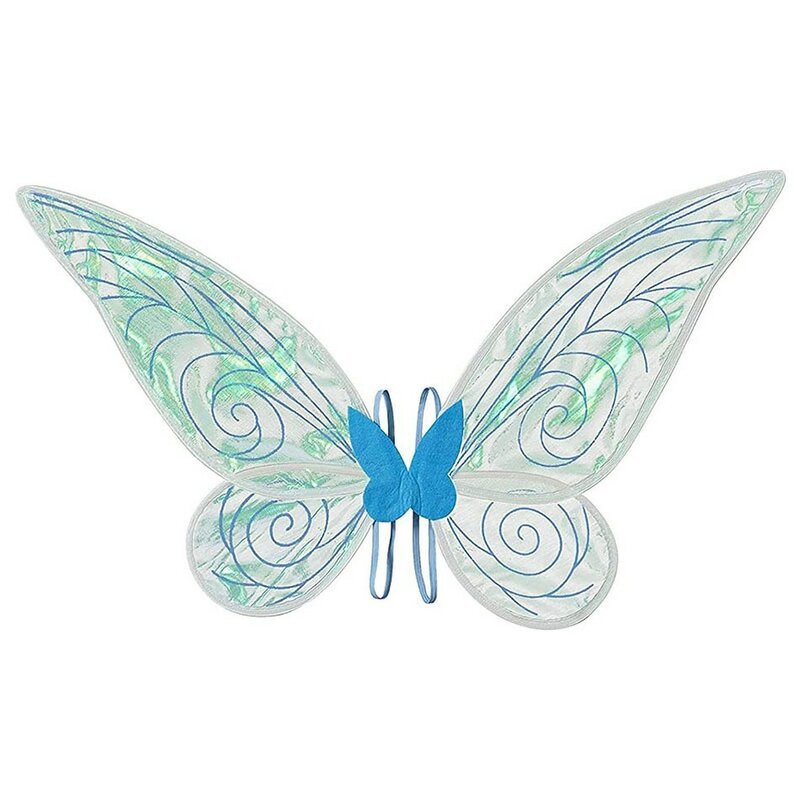 Girl Colorful Butterfly Wing Accessories Kids Cosplay Angel Costume Party Props Children Fairy Wings Carvinal Birthday Gifts