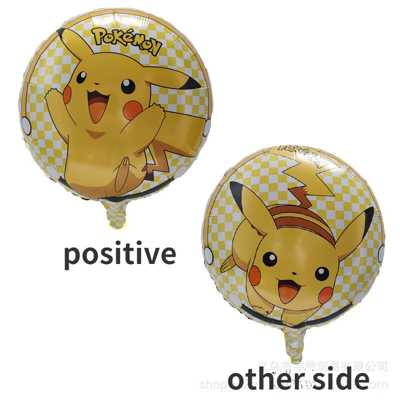 Ballon à Hélium Pokémon Pikachu Dracaufeu, Décoration de ixd'Anniversaire, Jouet pour Enfant, Escales de la Journée des Enfants, Ensemble de 6 Pièces