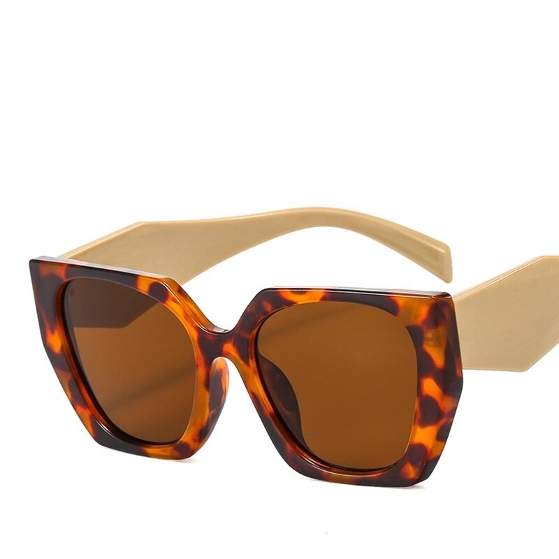 LONSY Mode Übergroßen Rechteck Sonnenbrille Frauen Luxus Marke Platz Sonnenbrille Shades Weibliche Oculos Feminino De Sol UV400