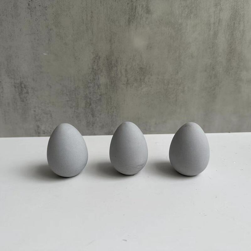 อีสเตอร์ไข่แม่พิมพ์ซิลิโคนแปดหลุมสามมิติรูปร่างไข่พิมพ์ปูนปลาสเตอร์ DIY Handmade Home ตกแต่งสำหรับอีสเตอร์ฉลอง