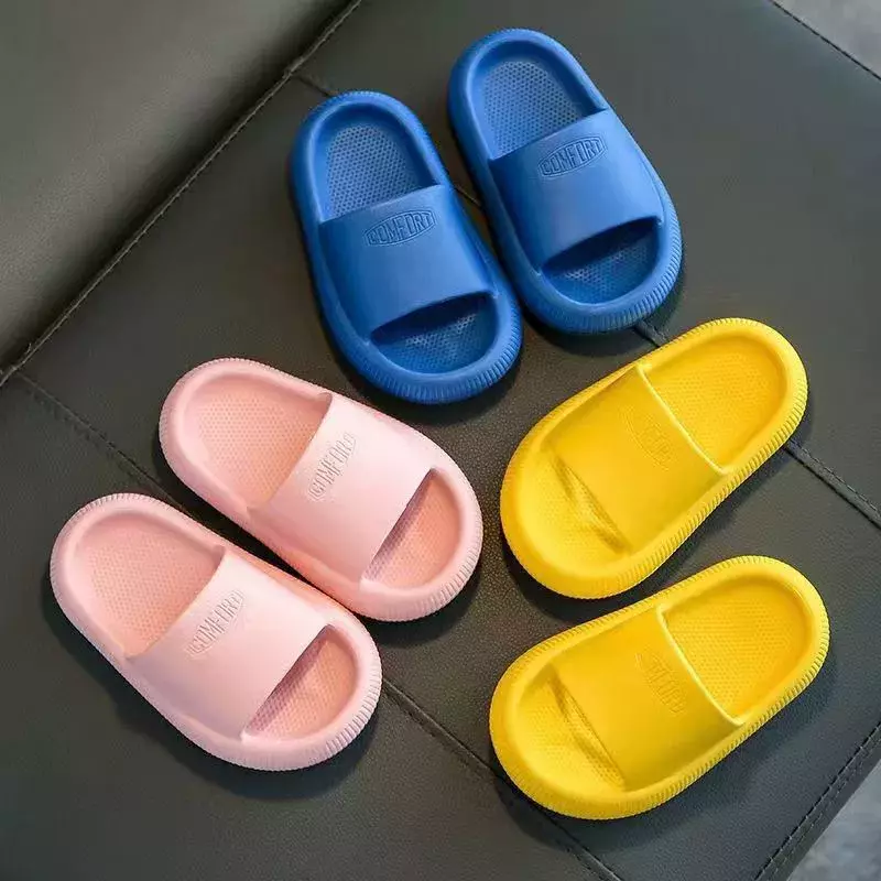 Children Slippers Comfortable Summer Garden Beach Sandals Baby PVC Bathroom Shoes Non-Slip For Boys Girls