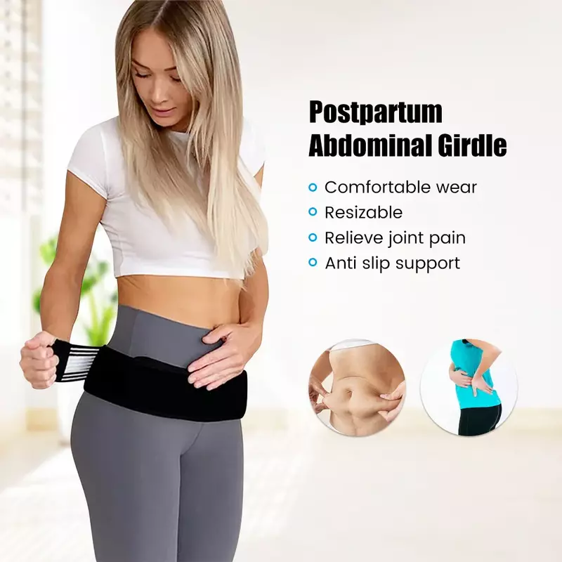 Adjustable Waist Support Brace Dainely Belt Anti-Slip Compression Lumbar Support Brace For Lower Back Pain Relief Waist Band