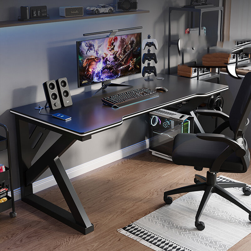 Ученический игровой компьютерный стол для кабинета, кабинета, кофейный Многофункциональный Молодежный стол для рабочего стола, офисная мебель для дома
