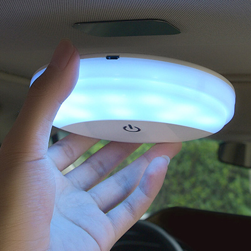 ユニバーサル磁気LED読書灯,車のアクセサリー,家庭用,多機能,青色,白