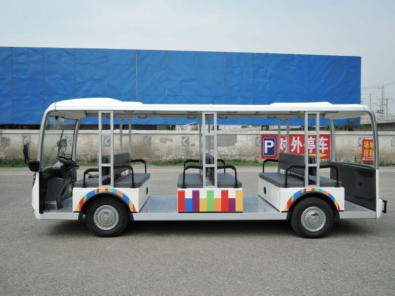23 passageiros ônibus elétrico para o parque e viagens/23 seater ônibus de turismo elétrico 96v 13.5kw AC Motor Controller com Freio
