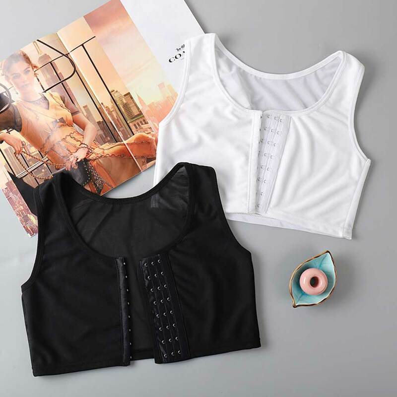 Chaleco moldeador de pecho para mujer, camiseta sin mangas elástica, ropa interior de pecho reforzada, novedad de 2023