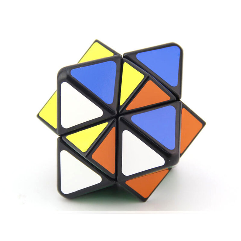 LANLAN-Cube Magique Amusant à 4 Axes et 8 Faces, Jouet de Puzzle, Cadeau de Vacances, Étoile Magique, Dent de Loup
