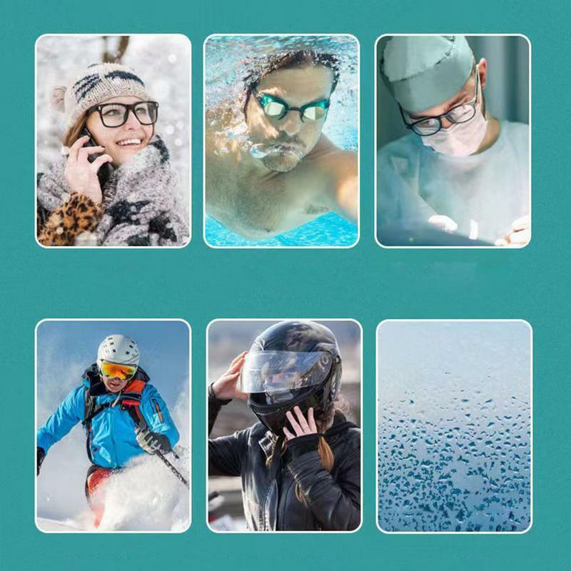 Spray przeciwmgielny do okularów Środek do czyszczenia soczewek okularowych Idealny do okularów Gogle narciarskie Lustra Szklane okulary przeciwsłoneczne