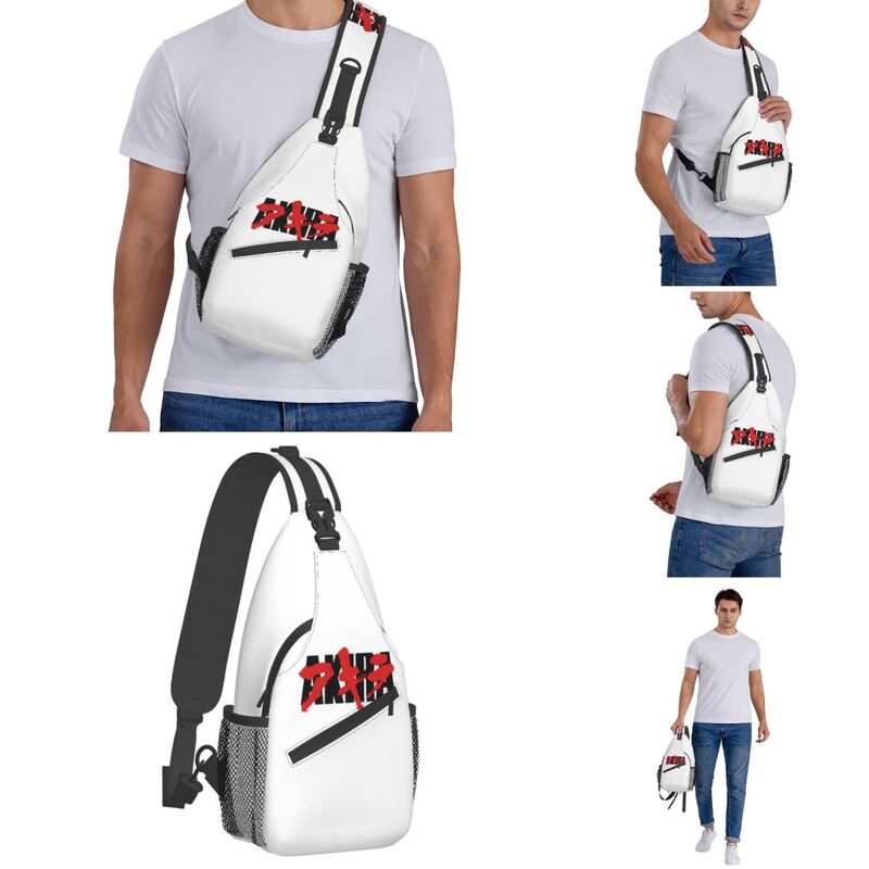 Krwawa Neo Tokyo Akira woreczki strunowe torba Crossbody na klatkę piersiową plecak z paskiem na ramię wędrówkę plecak turystyczny torba na ubrania japońskie Anime mangi