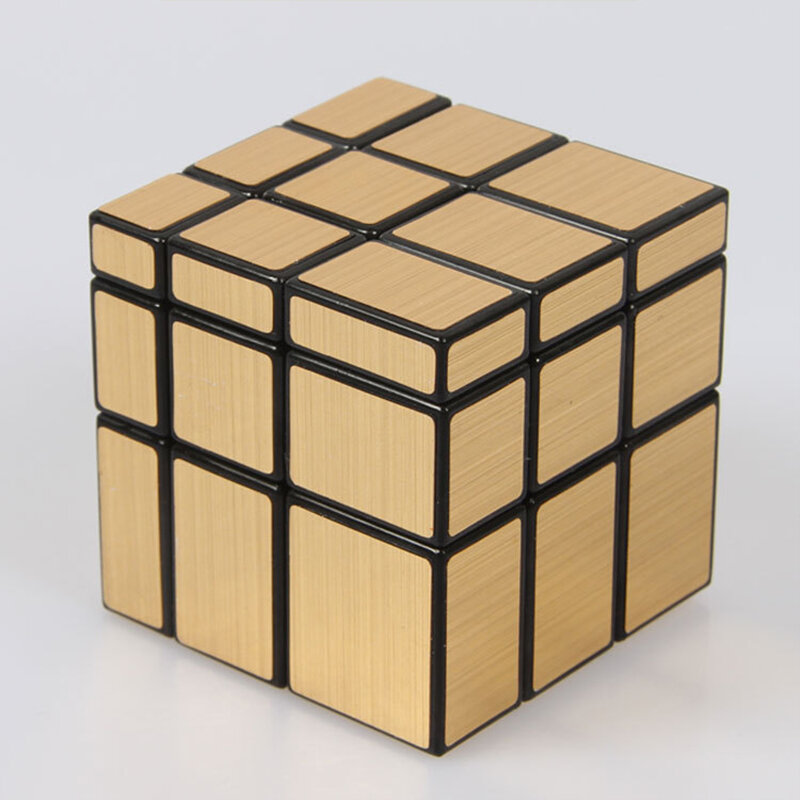 Cubo mágico de espejo suave para niños, puzle mágico de 3x3x3, 5,7 cm