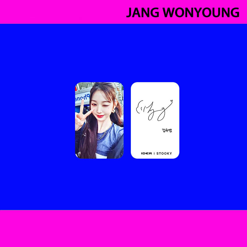 4pcs/set Kpop IVE Album EIDER Duvet Endorsement Card LOMO Card REI Zhang Yuanying WONGYONG Collection Gift Postcard Photo Card