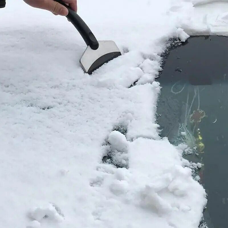 Łopata do śniegu samochodowa uniwersalna zimowa skrobaczka do odszraniania szyby antypoślizgowe do usuwania śniegu dla samochodów ciężarowych SUVs przenośne skrobak do śniegu