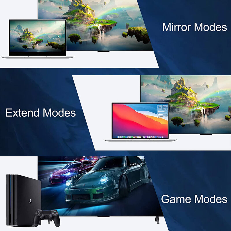 AIXXCO-Câble Plaqué Or Compatible HDMI, Vidéo 3D pour Commutateur de Répartiteur HDTV, 0.5m 1.5m 1m 2m 3m 5m 10m 15m, 1.4 1080p