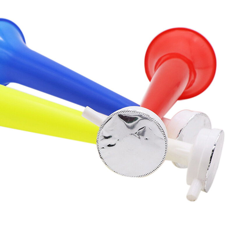 เชียร์แตรพลาสติกแฟนเกมฟุตบอลอุปกรณ์ประกอบฉากเชียร์ลีดเดอร์ vuvuzela เด็กทรัมเป็ตแตรเชียร์