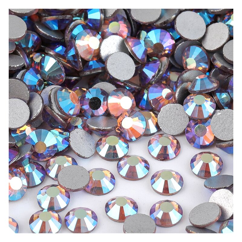 Yongning Multi quanlity ss6-30 Non HotFix Flatback couleur AB Verre Strass Crysta Diamant Nail Art Décorations DIY Accessoires