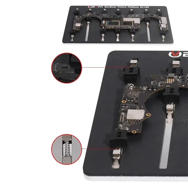 Baiyi DS-208 Pcb Armatuur Moederbord Soldeerplatform Voor Macbook Android Telefoon Onderdelen Chip Houder Reparatie Tools
