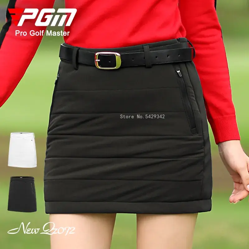 Одежда для гольфа Pgm, женская короткая юбка, зимние женские юбки-карандаш, утепленные Хлопковые женские шорты, облегающие бедра шорты, женская одежда