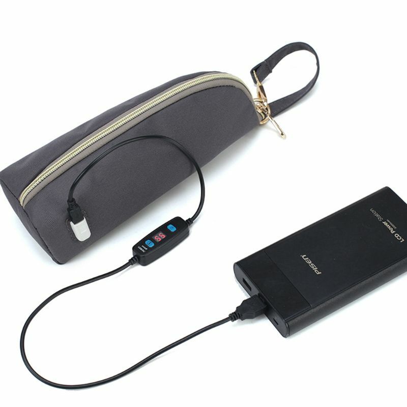 Scaldabiberon da esterno per neonati scaldabiberon portatile da viaggio USB borsa termica per acqua calda riscaldatore ad isolamento rapido