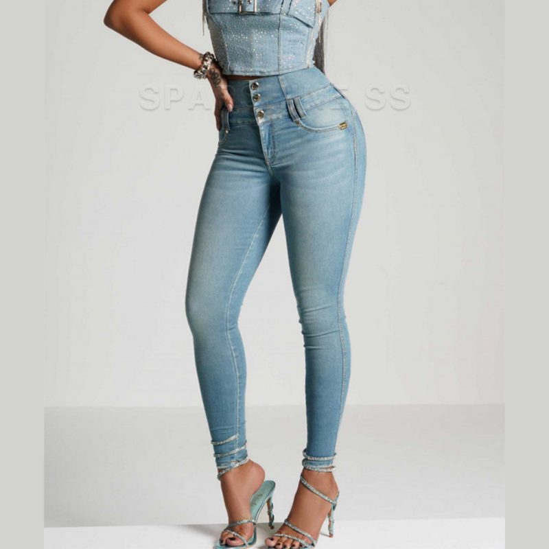 Skinny Jeans Vrouwen Hoge Taille Mode Eenvoudige Y 2K Broek 2024 Elegante Koreaanse Stijl Kokerbroek Traight Leg Casual Broek