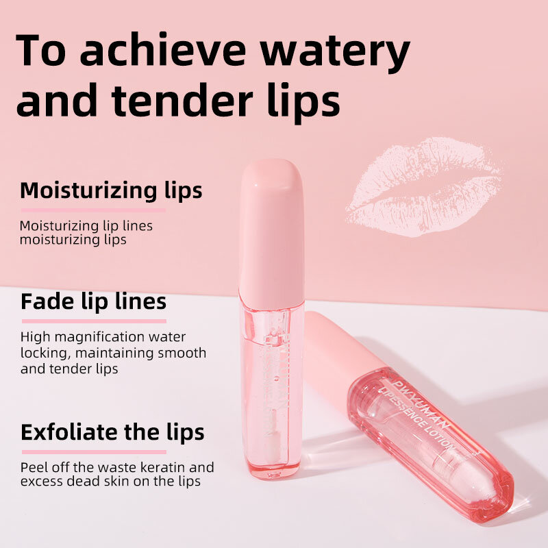 Bálsamo labial hidratante para el cuidado de los labios, aceite brillante, exfoliante, rosa, maquillaje femenino, Cosméticos Coreanos