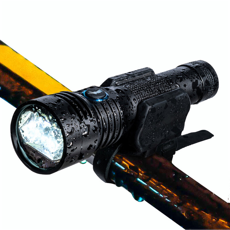 จักรยาน Anti-Glare ไฟหน้า USB TYPE-C ชาร์จไฟจักรยาน IP68 900 Lumens Outdoor Camping ขี่จักรยาน LED ไฟฉาย B01