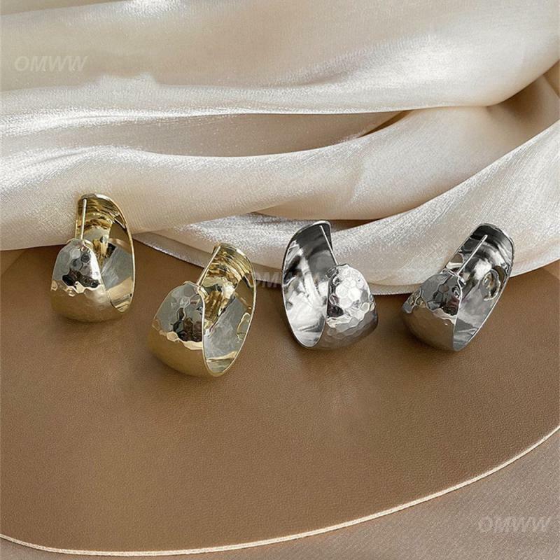 Przesadzone kolczyki urocze i wykwintne geometryczne damskie kolczyki z nadrukiem 925 srebrne kolczyki modne akcesoria