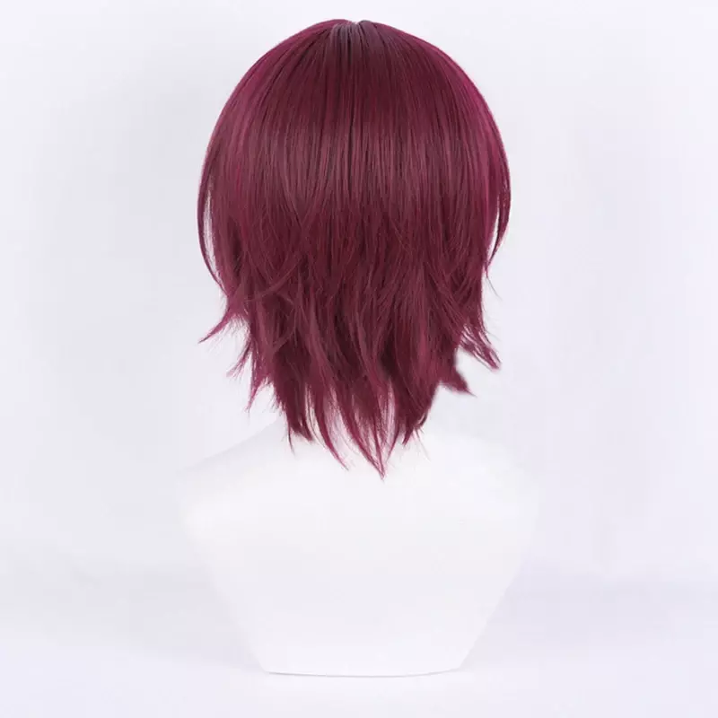 Hot Anime Rin Matsuoka Cosplay Wig Unisex Adult Short Hair Heat Resistant Synthetic Wigs Halloween Props