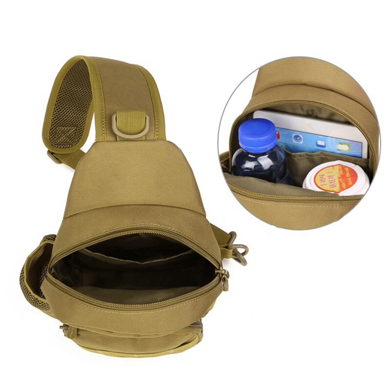 Тактический рюкзак JINNUOLANG, водонепроницаемая военная сумка-слинг через плечо с системой «Молле», Уличная Повседневная нагрудная сумка для переноски