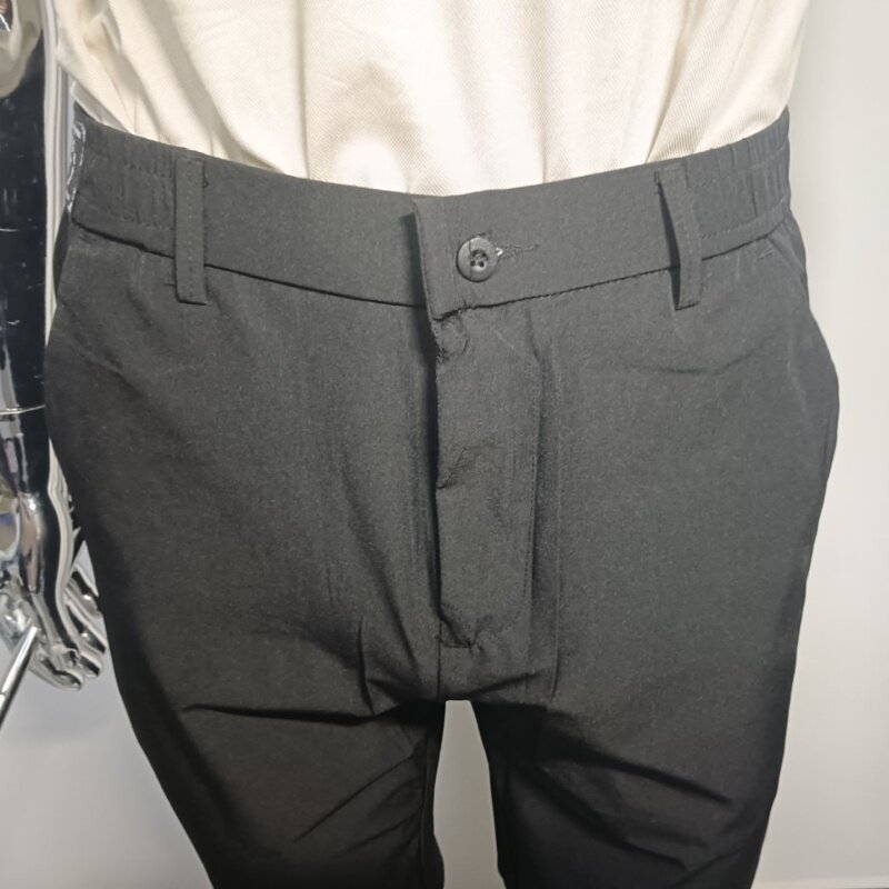 Nowe letnie męskie spodnie golfowe, szybkoschnące spodnie golfowe z lodowego jedwabiu, wysokiej jakości elastyczne, oddychające spodnie golfowe, spodnie tenisowe męskie