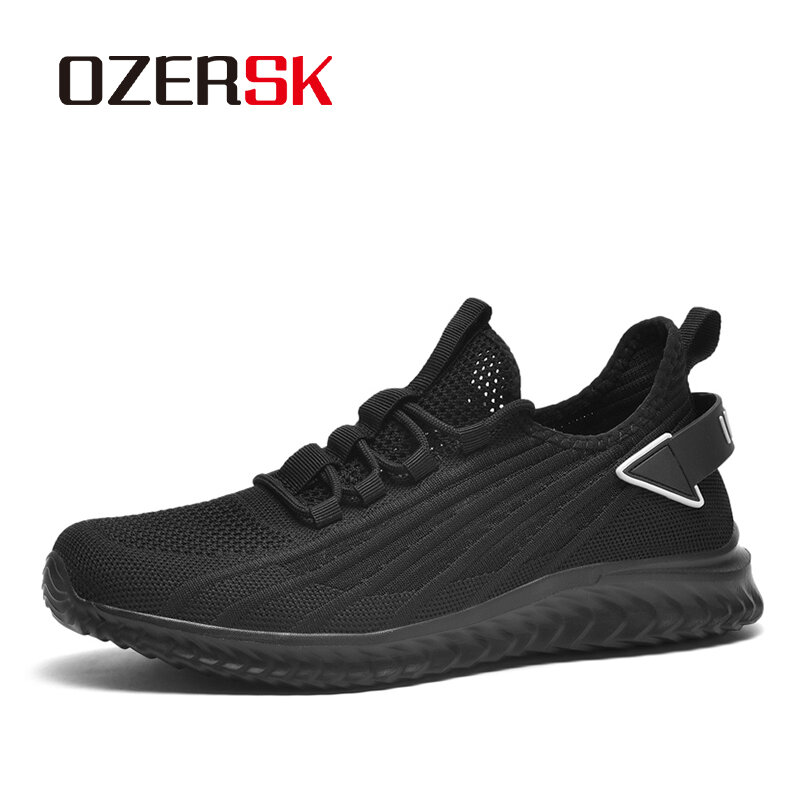 أحذية رياضية للرجال من Ozersk ، شبكة مريحة وقابلة للتنفس ، أحذية ركض خفيفة ومرنة ، مقاس كبير 39 إلى 48 ، للربيع والصيف