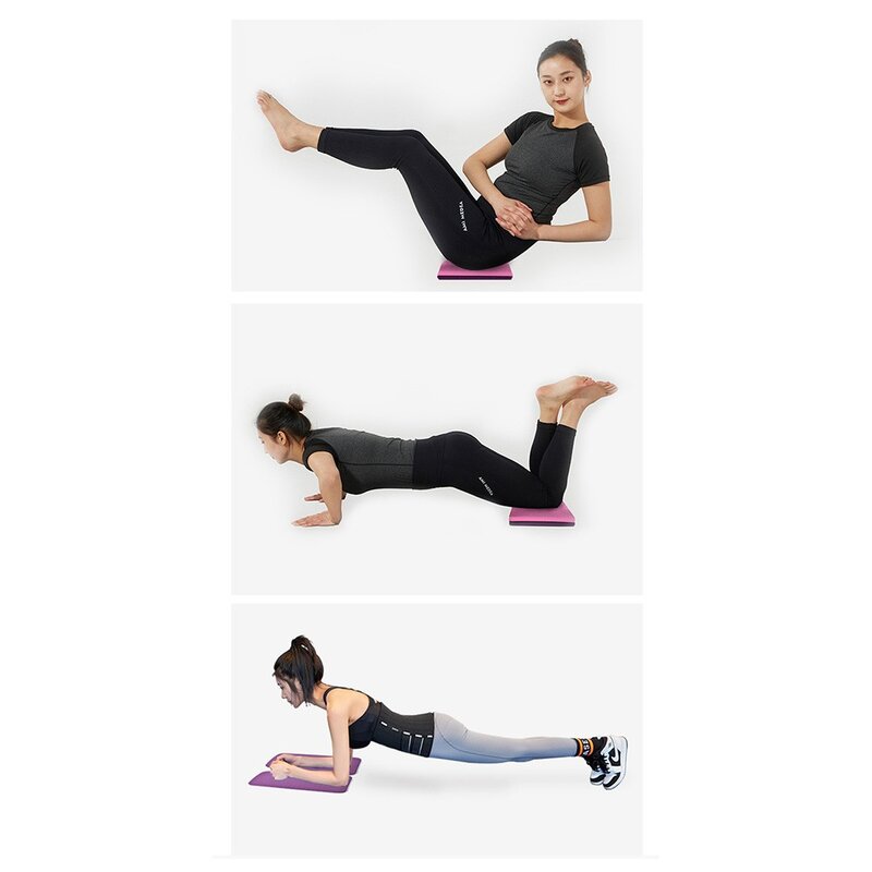 Kissen Yoga matten schöne Übung dicke leichte Matte Mini Pad Pilates zufällige Farbe 340*17*6mm modisches Yoga