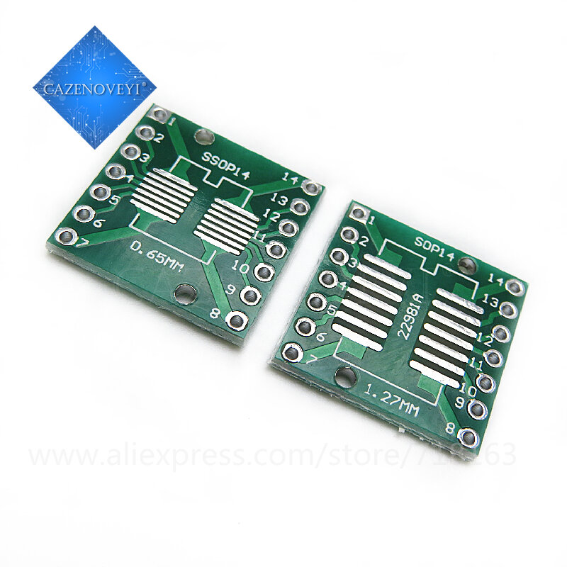 TSSOP14 SSOP14 SOP14 to DIP14 Transfer Board DIP Pin Board Pitch Adapter In Stock