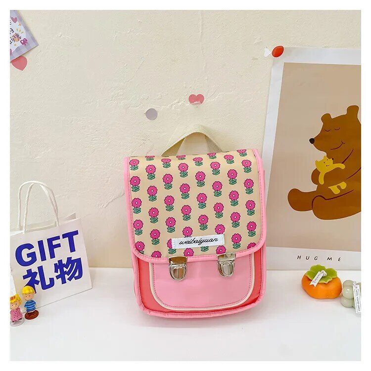 Детский школьный ранец для детского сада, детский рюкзак с мультипликационными цветами, легкий маленький рюкзак для девочек, школьный рюкзак, Детская сумка, рюкзак