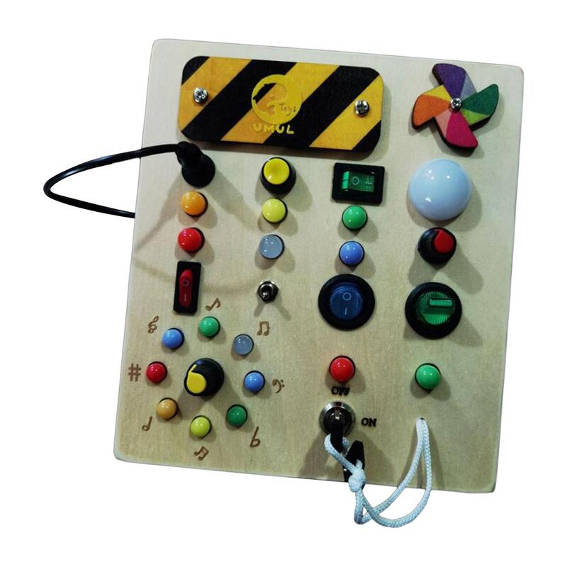 Montesori mainan edukasi papan sibuk mainan edukasi permainan kognisi keterampilan Motor dasar untuk anak-anak usia 3 + hadiah anak laki-laki dan perempuan