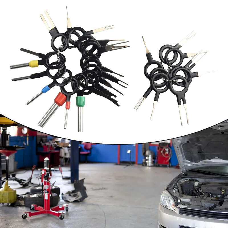 26Pcs/zestaw przewód do samochodu narzędzia do usuwania złączy złącze zaciskane samochodowych zestaw pinów materiałów narzędzia motoryzacyjne