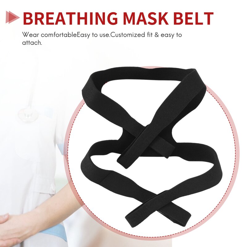 Chapelaria universal máscara CPAP para a série ResMed Mirage, Philips Respironics, apenas cinta