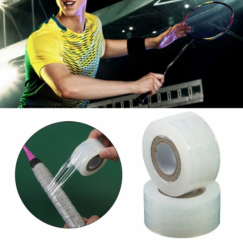 Badminton Racket Overgrip Handle Wrap, toalha transparente, Sweatband, Priming Film, Acessórios impermeáveis, Backing Cushion