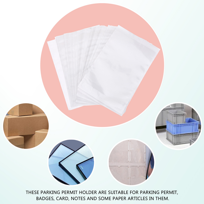 100 Pcs Shipping Label Sets Labels Envelopes Adhesive Bag Sleeves Packing List Envelops Single