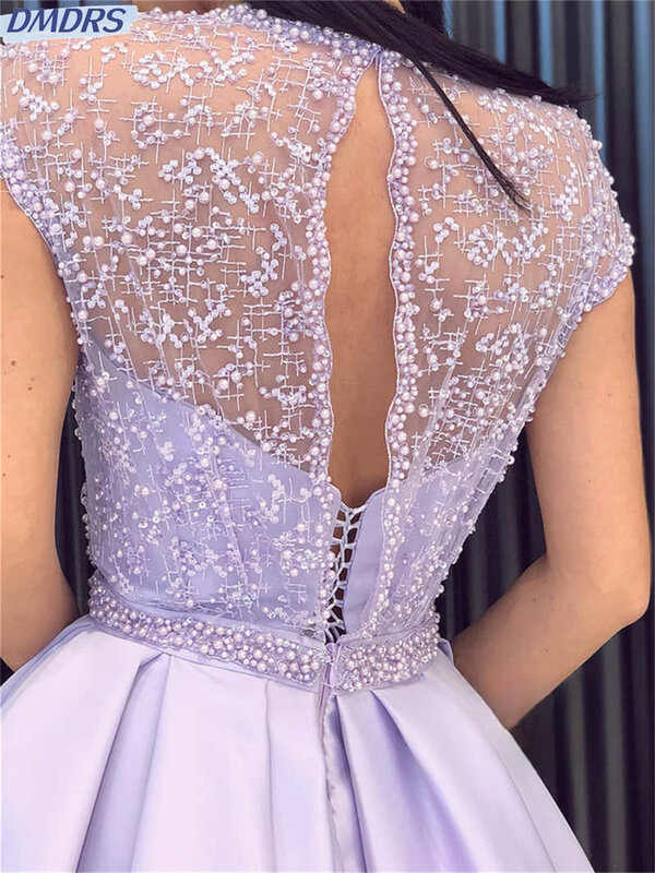 Sexy Side Slit Prom Dress Romantic Backless Bride Gown 2024 Glamorous Satin A-Line Evening Gown Vestidos De Novia