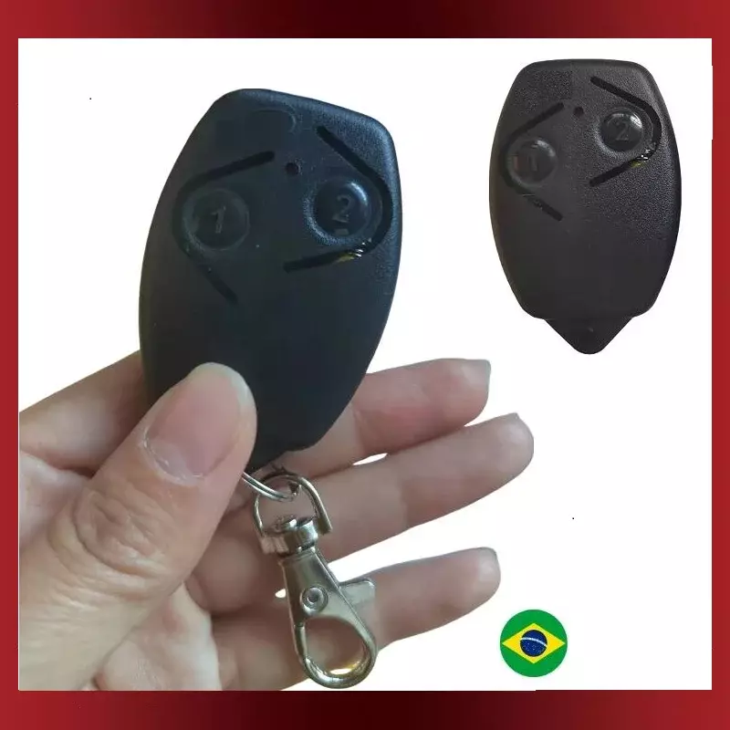 ROSSI Gate Remote Control 433MHz Rolling Code Garage Door Opener ROSSI Garage Remote Control Hand Transmitter 2 Channel Switch