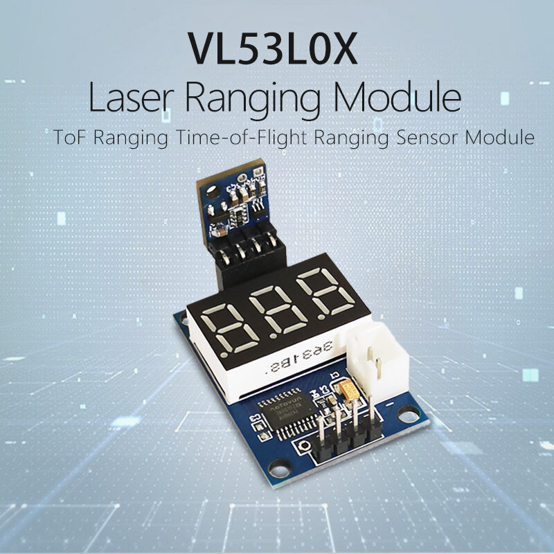 وحدة قياس ليزر LC VL53L0X ، قياس مسافة وقت الطيران ، نموذج مستشعر